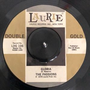 The Passions Gloria and The Mystics Hushabye Vinyl 45 Record